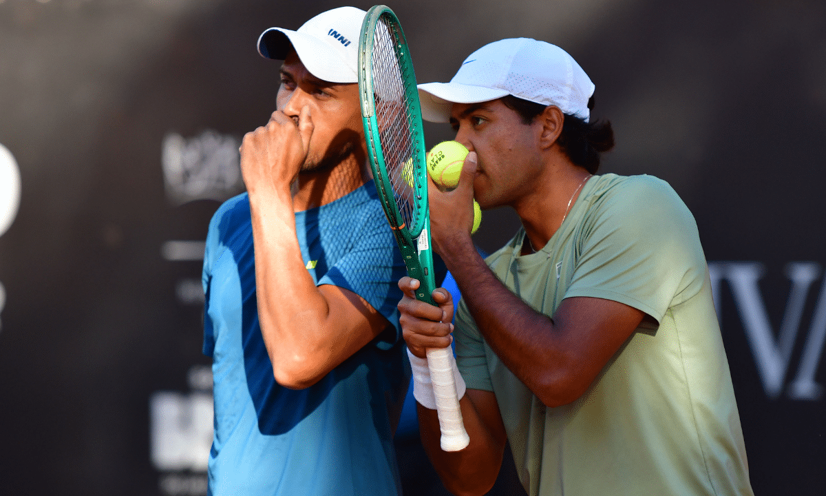 Paulo Saraiva e Luis Miguel no Challenger de Piracicaba