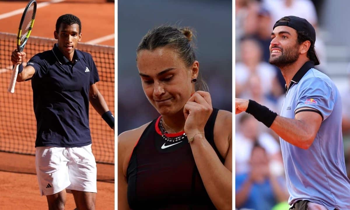 Roland Garros, Sabalenka, Félix Auger-Aliassime, Matteo Berrettini, Aryna Sabalenka