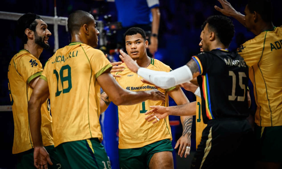 Brasil perde para a Itália no segundo jogo da segunda semana da VNL