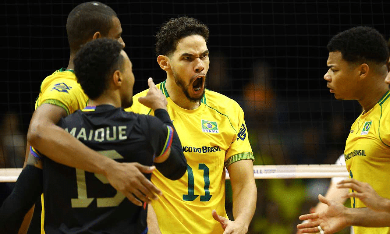Acompanhe ao vivo: Brasil x Estados Unidos na Liga das Nações masculina