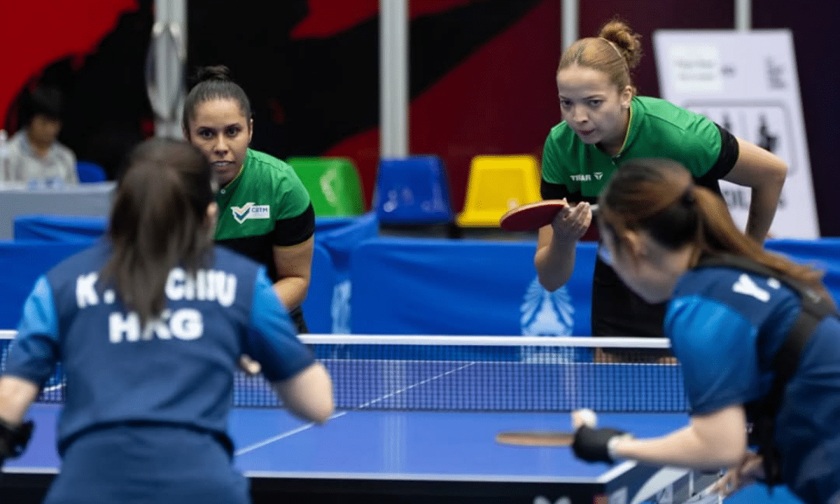 Lethicia Lacerda se destaca com uma prata e um bronze no Elite de Nakhon Ratchasima de tênis de mesa paralímpico