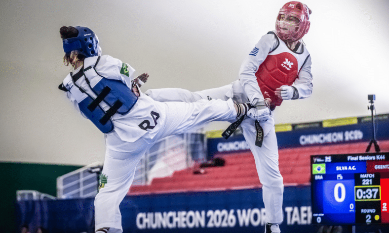Ana Carolina Moura fica com a prata no último dia do Challenge de Gangwon Chuncheon (Foto: World Taekwondo)