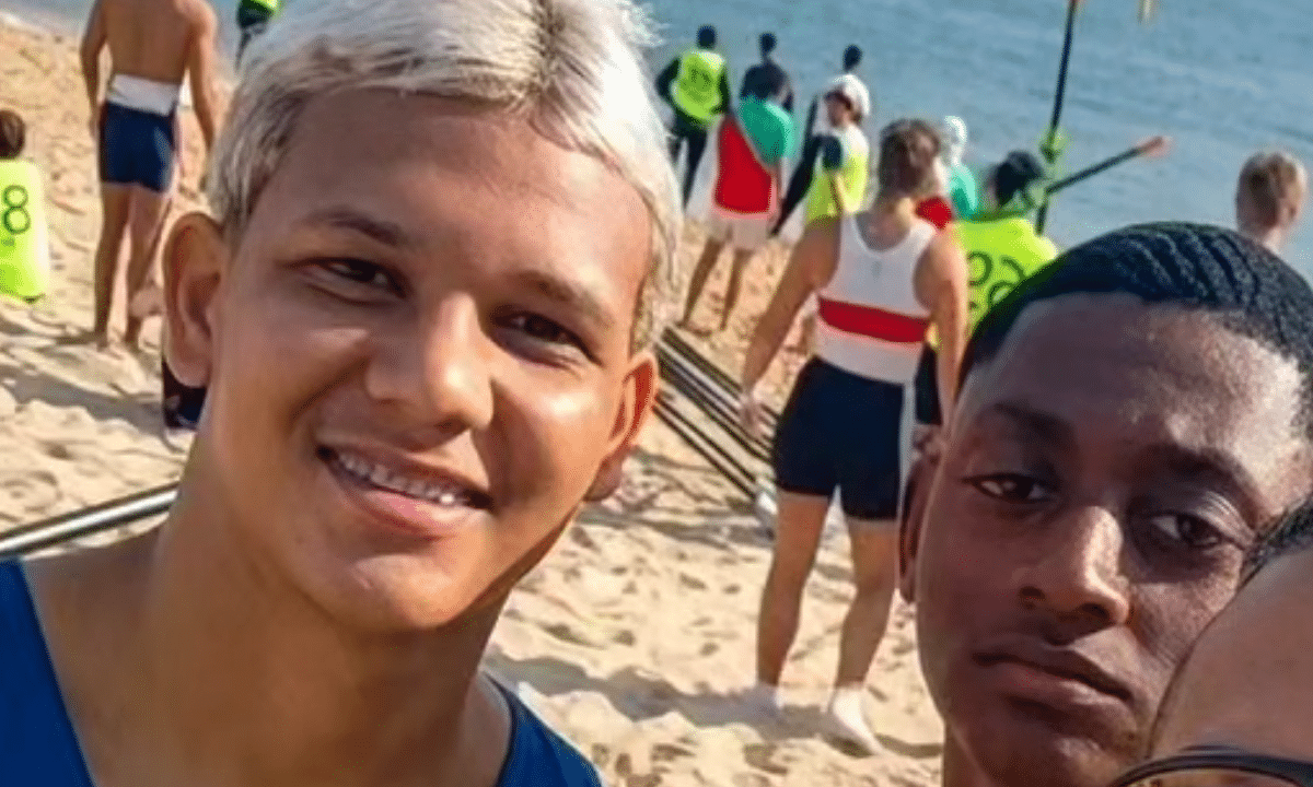 Brasil conquista prata no remo costal júnior em Oeiras (Foto: Reprodução / Instagram)