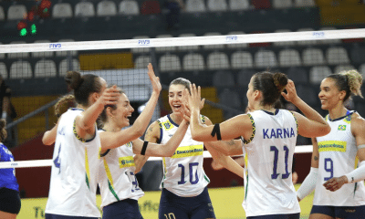 Brasil vence Chile e avança invicto à semifinal da Copa Sul-Americana (Foto: CBV)