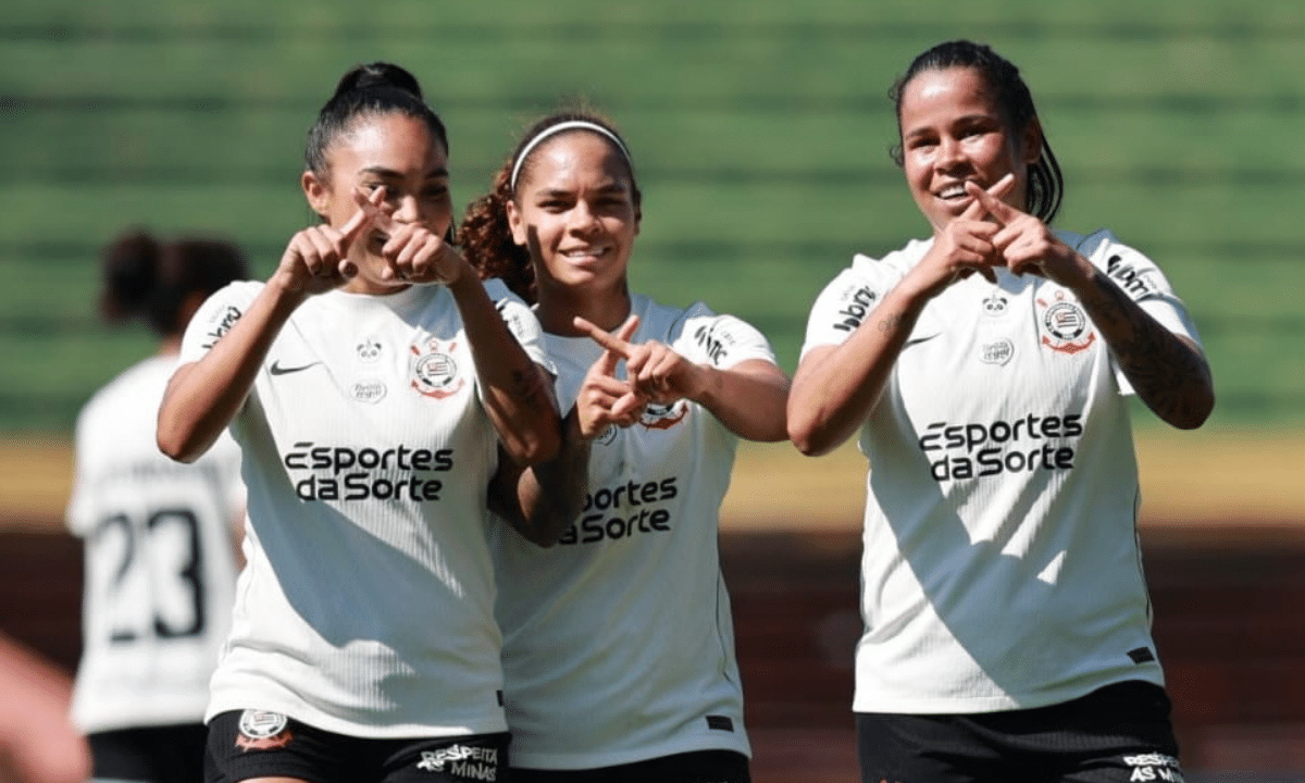 Corinthians x Vitória pelo Brasileirão Feminino