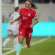 Debinha comemorando seu gol pelo Kansas City Current