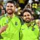 Alison e Bruno com a medalha nos jogos olímpicos do Rio 2016