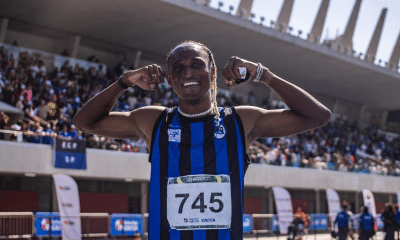 Alison dos Santos conquistou o título dos 400 m com barreiras no Troféu Brasil 2026. ( (Foto: Gustavo Alves/CBAt)