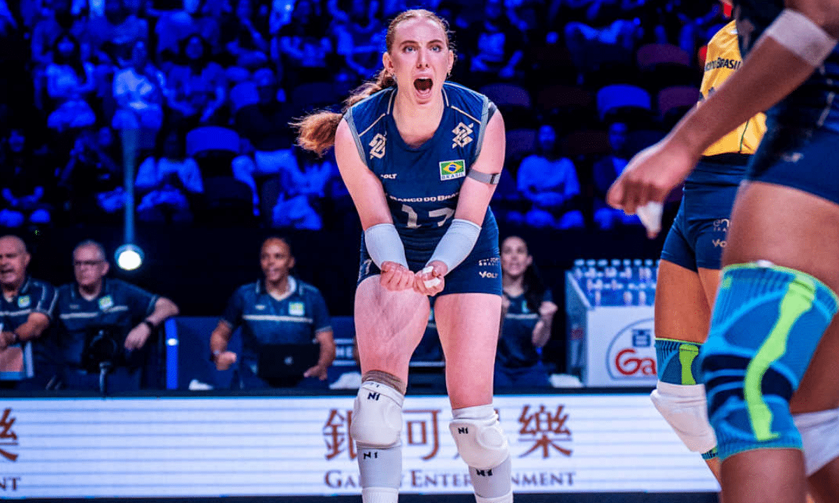 Julia Bergmann destacou o trabalho do Brasil na VNL