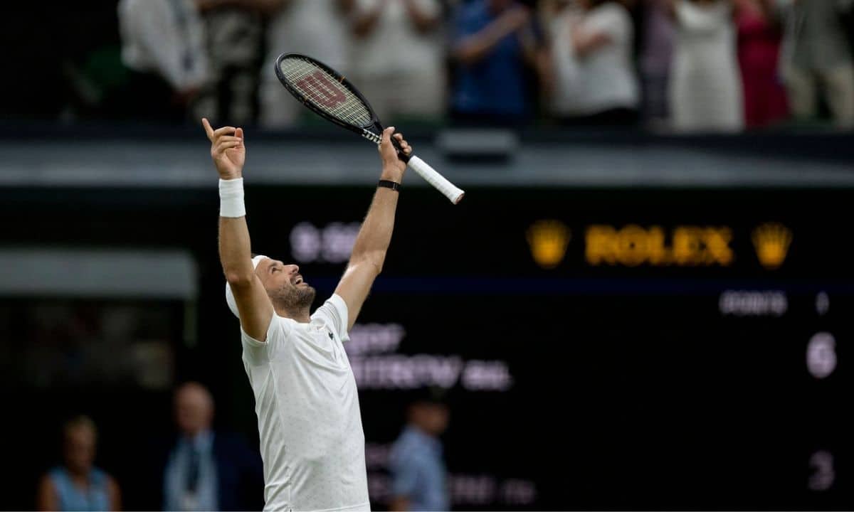 Grigor Dimitrov x Matteo Berrettini em Wimbledon