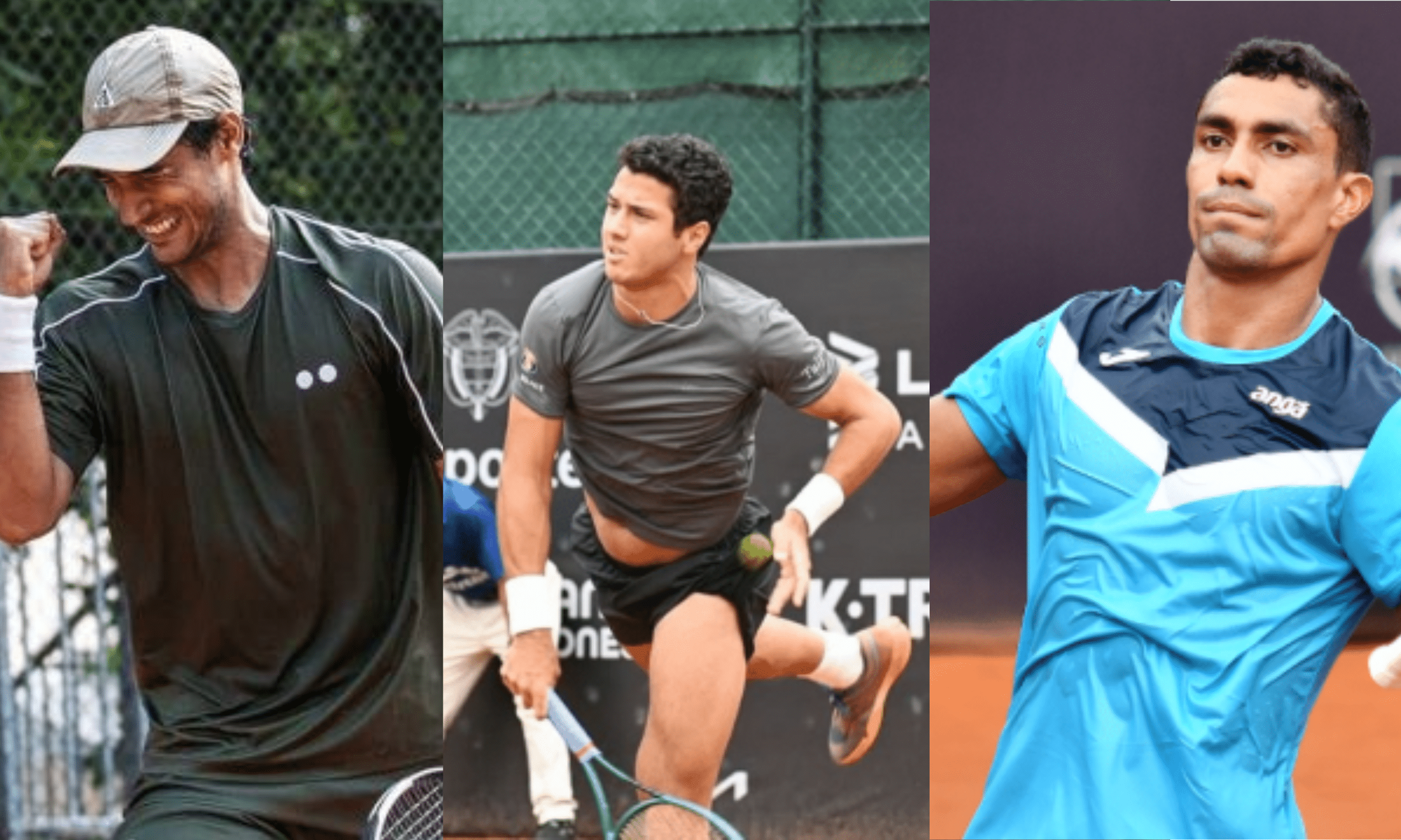 Igor Marcondes, Mateus Alves e Thiago Monteiro