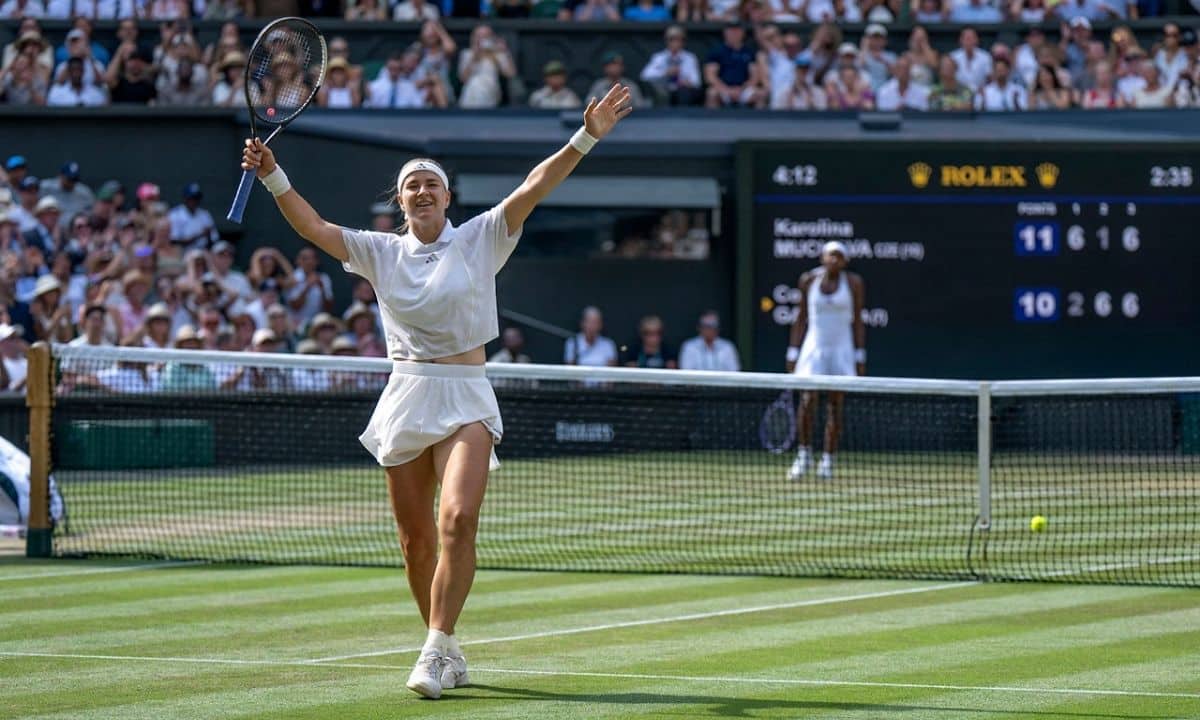 Karolina Muchova x Coco Gauff em Wimbledon