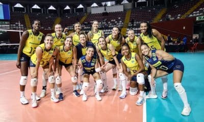 Seleção B feminina de vôlei na Copa Sul-Americana