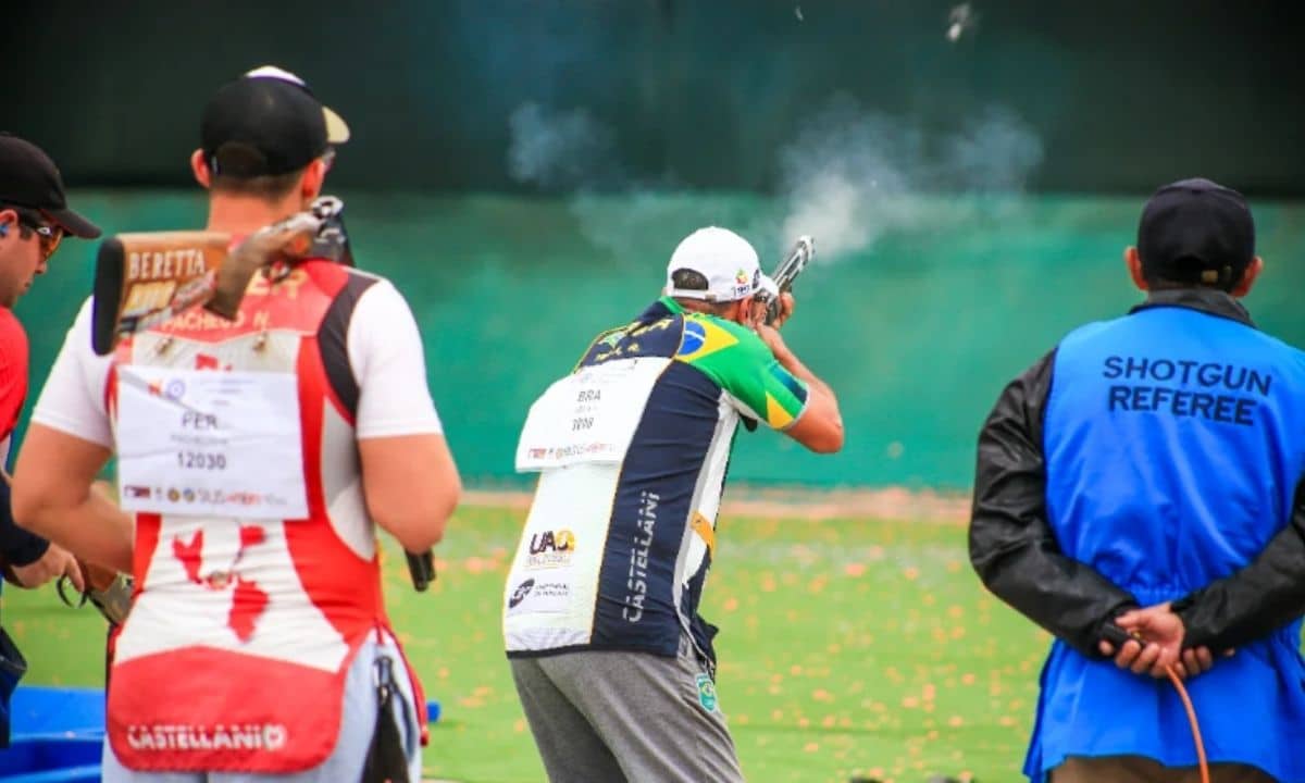 Roberth Vieira inicia forte na disputa do Skeet Masculino da Copa do Mundo de Espingarda, em Lonato, na Itália