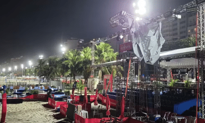 Ventania causa estragos e interrompe etapa do Elite 16 no Rio Janeiro