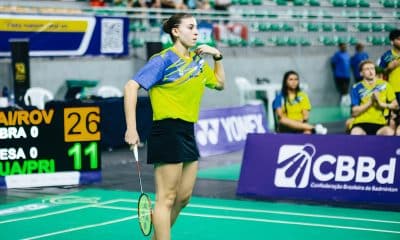 Laura Roviezzo no Pan-Americano Junior de Badminton (Foto: Divulgação/CBBD)