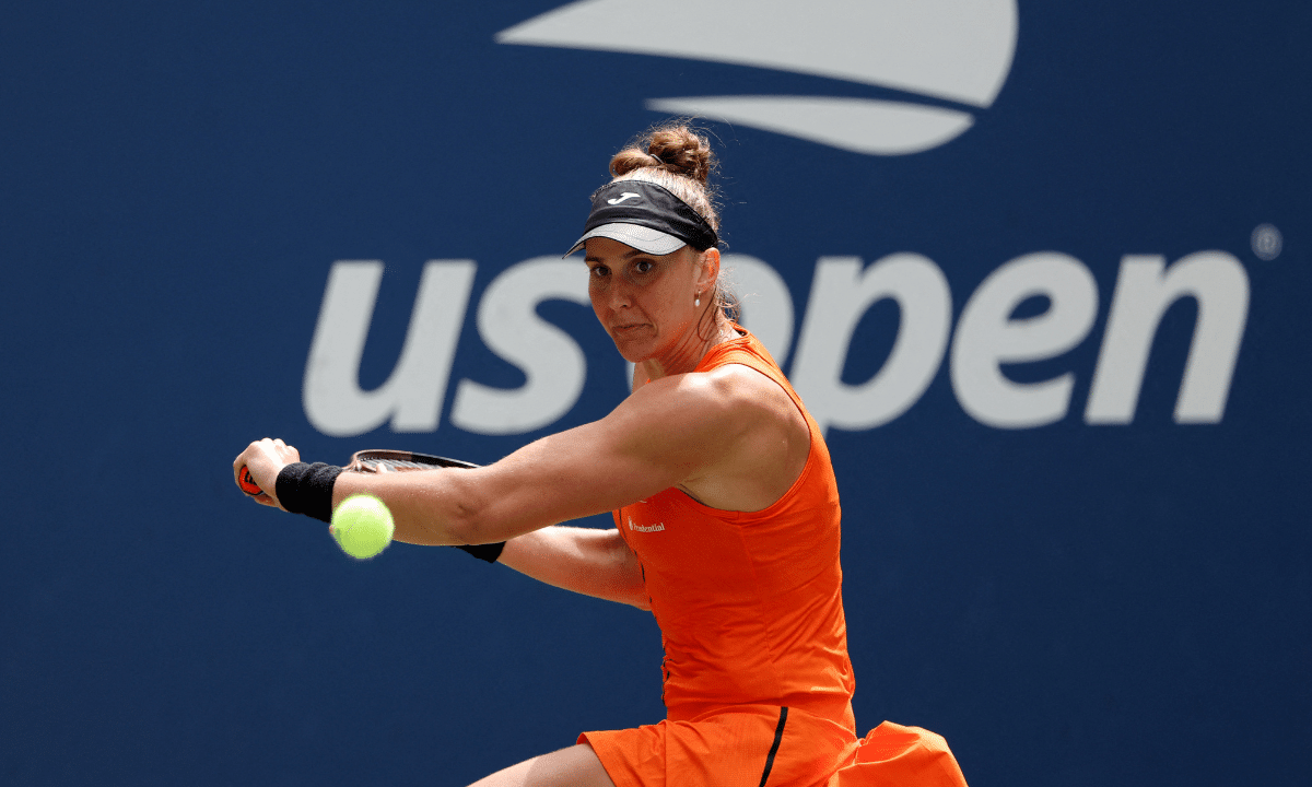 Bia Haddad tem participações relevantes no US Open, como em 2023, quando derrotou Sloane Stephens. (Foto: REUTERS/Shannon Stapleton)