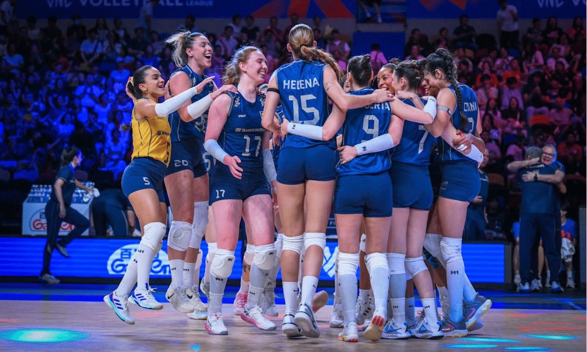 Brasil Japão VNL liga das nações de vôlei feminino