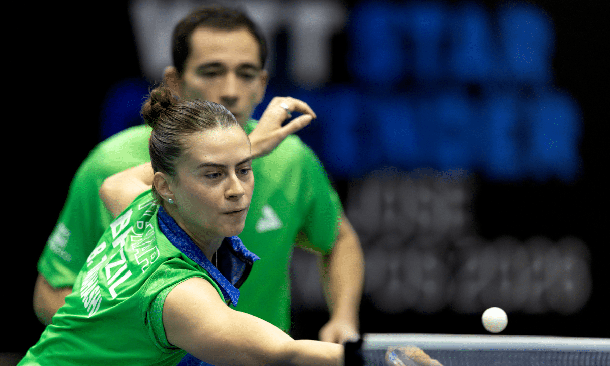 Hugo Calderano e Bruna Takahashi, Smash da Europa de tênis de mesa