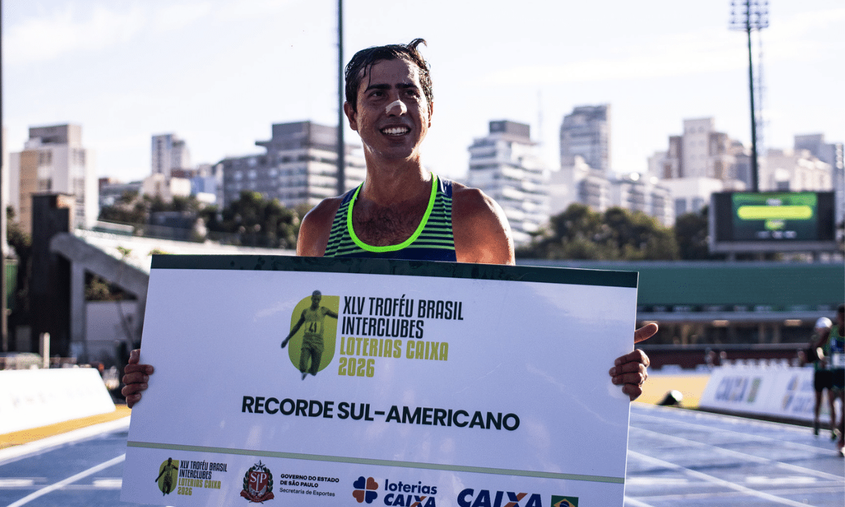 Caio Bonfim bate recorde Sul-Americano no Trófeu Brasil de Atletismo