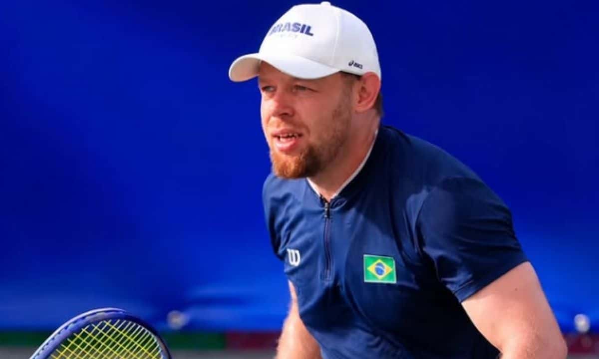 Diego Kohlrausch foi um dos destaques do Brasil no tênis em cadeira de rodas, no ParaSul-Americano de Valledupar