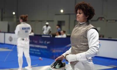 Beatriz Bulcão no Campeonato Mundial de Esgrima (Foto: Bizzi Team)