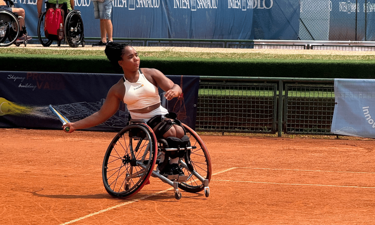 Vitória Miranda, ITF 100 de Turim, tênis em cadeira de todas, tênis em CR