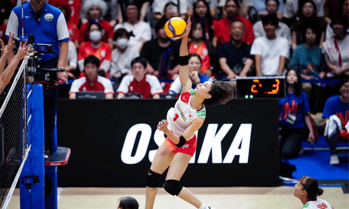 Wada vai jogar pelo Japão contra o Brasil nas quartas de final da VNL 2026