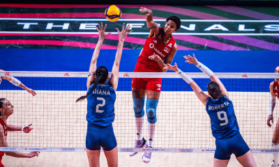 Melissa Vargas ataca pipe na final entre Brasil e Turquia na VNL Feminina