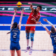 Melissa Vargas ataca pipe na final entre Brasil e Turquia na VNL Feminina