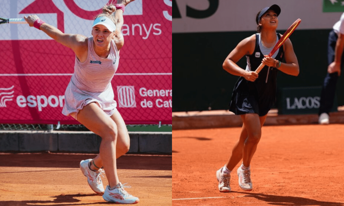 Essa é a primeira vez em que Naná Silva e Laura Pigossi jogam duplas juntas. (Foto 1: FFT / Foto 2: Catalonia Open)