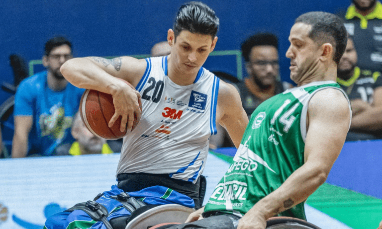 Amauri Viana e Marcos Silva são protagonistas no basquete em cadeira de rodas (Foto: Leonardo Lemos | Fotógrafo Esportivo)