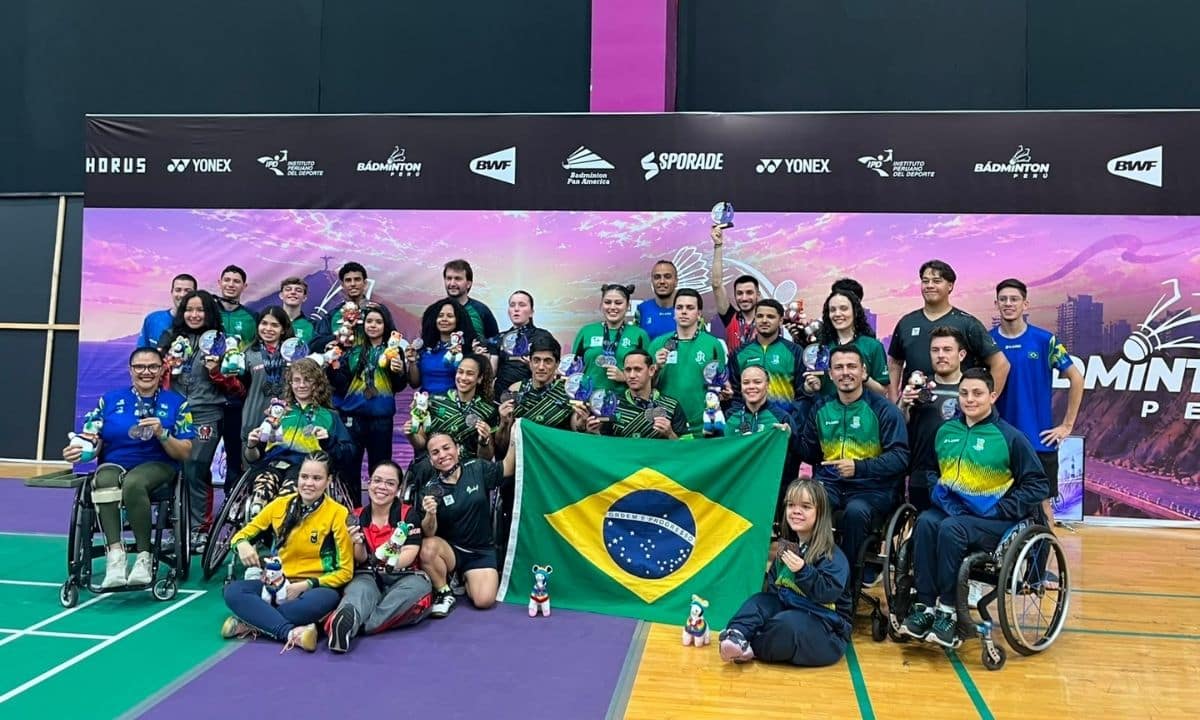 Brasil encerra conquista 38 medalhas no Parabadminton de Lima, com oito ouros