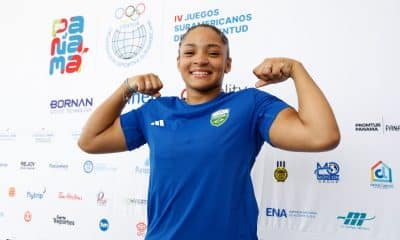 Clarisse Vallim nos Jogos Sul-Americanos da Juventude Panamá-2026 (Foto: Juliana Ávila/COB)
