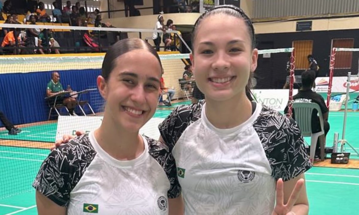 Elisa Fraga e Juliana Murosaki do badminton (Foto: Instagram/campinasbadminton)