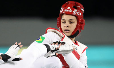 Maria Clara Pacheco conquistou mais uma medalha de ouro após ser campeã mundial em 2025 (Foto: Gaspar Nóbrega/COB)