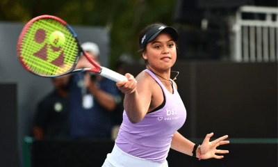 Nana Silva nas quartas do ITF Barueri (Foto: Fotojump/SP Open