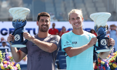 Orlando Luz e Rafael Matos foram campeões nas duplas em Cincinnati e Montreal (Foto: Instagram @cincytennis)