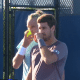 Rafael Matos e Orlando Luz venceram na estreia do Masters 1000 de Cincinnati (Foto: Reprodução Disney +)