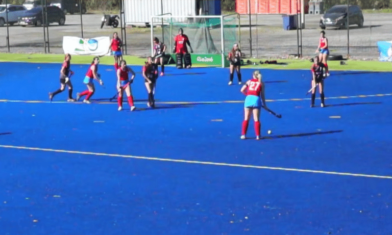 Florianópolis vence partida contra o SESI-SP. Rio Hockey é o outro classificado. (Foto: Reprodução/Hóquei TV)