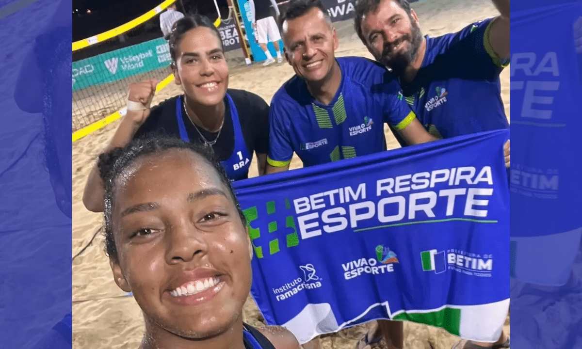 Geovania e Manu avançam às quartas no Futures de Busan (Foto: Reprodução / Instagram)