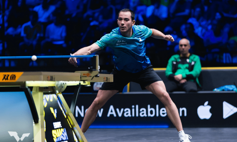 Hugo Calderano queda nas quartas no Smash da Europa (Foto: WTT)