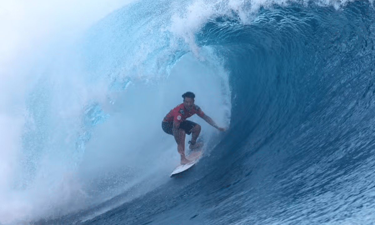 Italo Ferreira, campeão em Teahupoo em 2024 — Foto: WSL