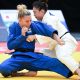 Rafaela Rodrigues em ação no Grand Slam de judô de Lausanne 2026 (Foto: Tamara Kulumbegashvili/IJF)