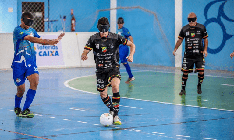 AGAFUC vence de virada na terceira etapa da Liga Nacional de futebol de cegos
