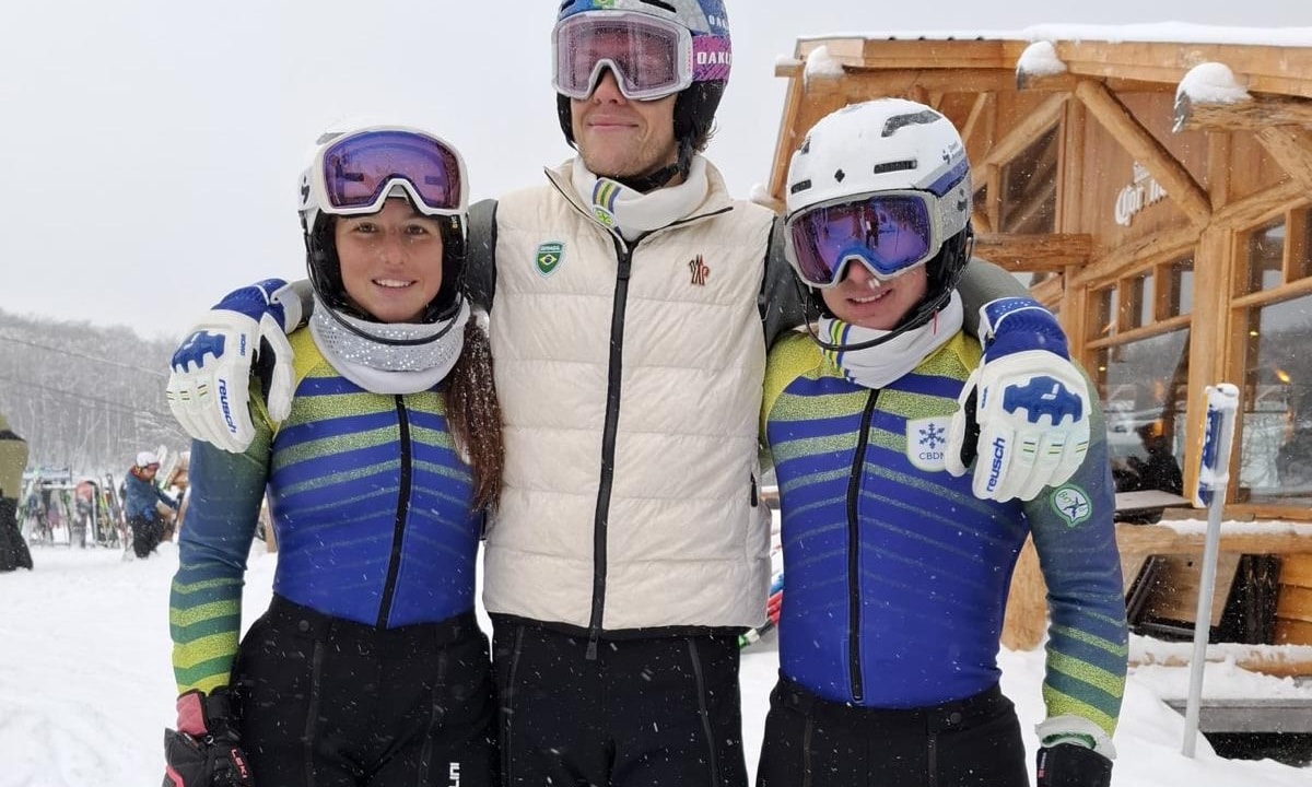 Lucas Pinheiro Braathen, Carlotta Fagnani e Leopoldo Fagnagni (Foto: Divulgação)