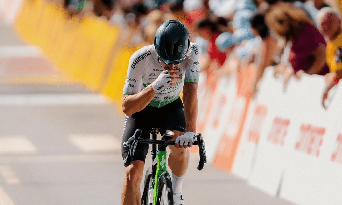 Pedro Leme é o melhor brasileiro na Volta a Portugal 2026 (Foto: Reprodução / Instagram)