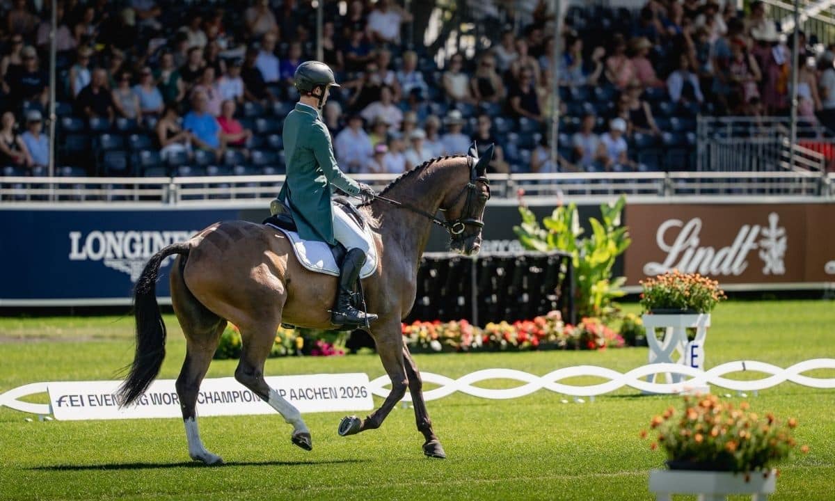 Rafael Losano no Campeonato Mundial de Hipismo CCE