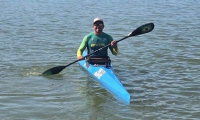 Luís Carlos Cardoso em ação no Mundial de Paracanoagem 2026