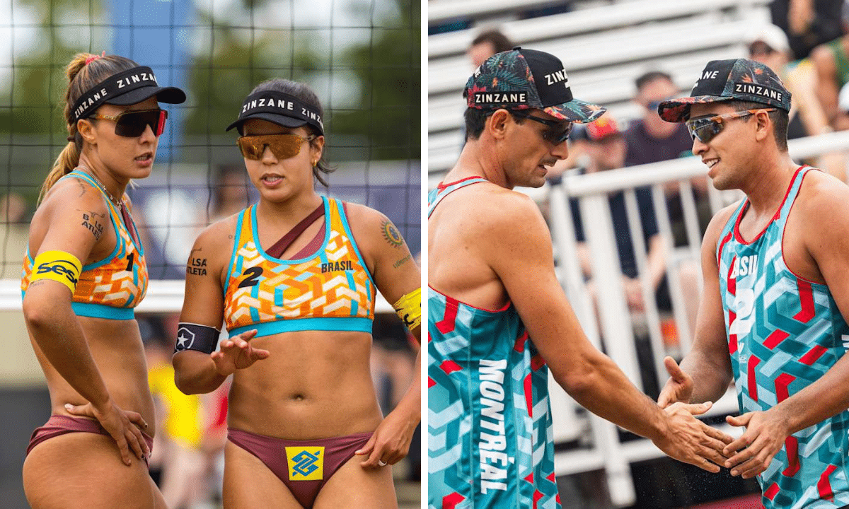 Thamela/Victoria e André/Renato lideram grupos no Elite 16 de Montreal - QTU Questões do Universo